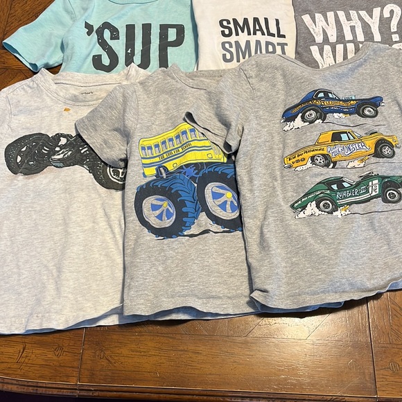 Lot of 9 boys t-shirts and 1 sweatpants - Picture 3 of 9